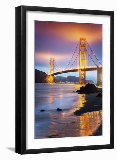 Morning at Marshall Beach, Golden Gate, San Francisco-Vincent James-Framed Photographic Print