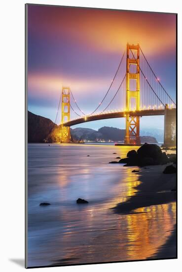 Morning at Marshall Beach, Golden Gate, San Francisco-Vincent James-Mounted Photographic Print