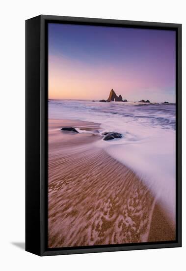 Morning at Martin's Beach, Half Moon Bay, California Coast-Vincent James-Framed Stretched Canvas