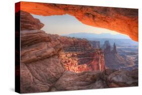 Morning at Mesa Arch, Canyonlands, Southern Utah-Vincent James-Stretched Canvas