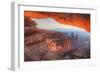 Morning at Mesa Arch, Canyonlands, Southern Utah-Vincent James-Framed Photographic Print