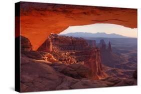 Morning at Mesa Arch, Canyonlands-Vincent James-Stretched Canvas