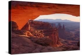 Morning at Mesa Arch, Canyonlands-Vincent James-Stretched Canvas