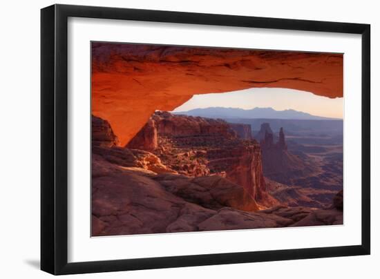 Morning at Mesa Arch, Canyonlands-Vincent James-Framed Premium Photographic Print