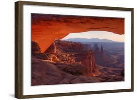 Morning at Mesa Arch, Canyonlands-Vincent James-Framed Photographic Print