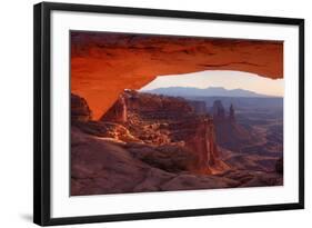 Morning at Mesa Arch, Canyonlands-Vincent James-Framed Photographic Print