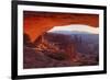 Morning at Mesa Arch, Canyonlands-Vincent James-Framed Photographic Print