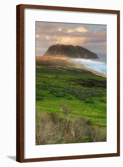Morning at Point Sur Lighthouse-Vincent James-Framed Photographic Print
