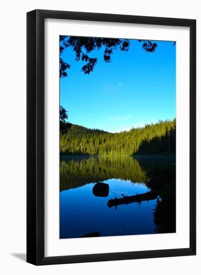 Morning at the Lake I-Brian Moore-Framed Photographic Print