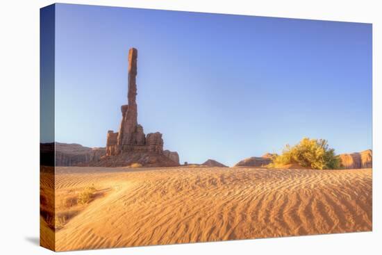 Morning at the Totem Pole, Monument Valley Arizona-Vincent James-Stretched Canvas