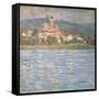 Morning at Vétheuil-Claude Monet-Framed Stretched Canvas