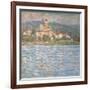 Morning at Vétheuil-Claude Monet-Framed Premium Giclee Print