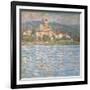 Morning at Vétheuil-Claude Monet-Framed Premium Giclee Print