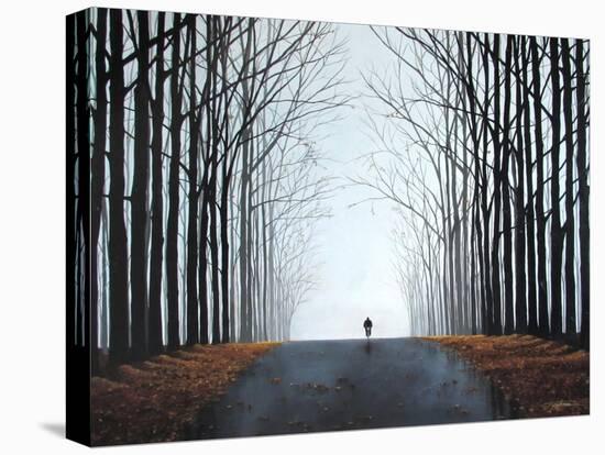 Morning Bike-Tina Palmer-Stretched Canvas