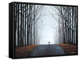 Morning Bike-Tina Palmer-Framed Stretched Canvas