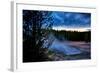 Morning Brew, Mood and Mist at Yellowstone National Park, Wyoming-Vincent James-Framed Photographic Print