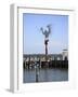 Morning Call Sculpture, 9/11 Memorial of An Osprey on a Perch Made From Beams From the WTC-Wendy Connett-Framed Photographic Print