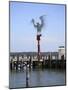 Morning Call Sculpture, 9/11 Memorial of An Osprey on a Perch Made From Beams From the WTC-Wendy Connett-Mounted Photographic Print