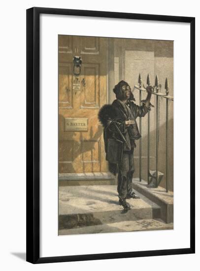 Morning Call-George Baxter-Framed Giclee Print