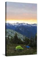 Morning Camp In The North Cascades Of Washington During A Summer Backpacking Trip-Hannah Dewey-Stretched Canvas