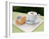 Morning Cappuccino at Eden Grand Hotel, Lake Lugano, Lugano, Switzerland-Lisa S. Engelbrecht-Framed Premium Photographic Print