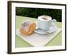 Morning Cappuccino at Eden Grand Hotel, Lake Lugano, Lugano, Switzerland-Lisa S. Engelbrecht-Framed Photographic Print