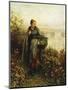 Morning Chill-Daniel Ridgway Knight-Mounted Giclee Print