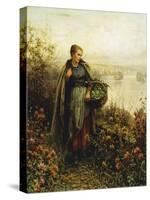 Morning Chill-Daniel Ridgway Knight-Stretched Canvas