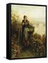 Morning Chill-Daniel Ridgway Knight-Framed Stretched Canvas