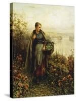 Morning Chill-Daniel Ridgway Knight-Stretched Canvas