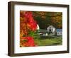 Morning Chores at the Imagination Morgan Horse Farm, Vermont, USA-Charles Sleicher-Framed Photographic Print