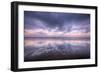 Morning Cloudscape at Cannon Beach, Oregon Coast-Vincent James-Framed Photographic Print