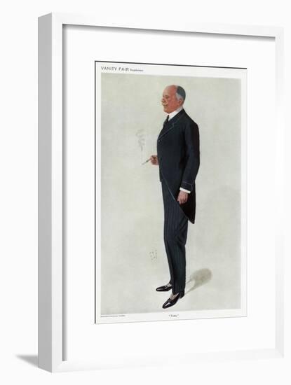 Morning Coat and Cigarette-null-Framed Art Print