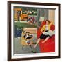 "Morning Coffee Break", September 12, 1959-Amos Sewell-Framed Giclee Print