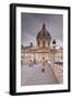 Morning Commuters on the Pont Des Arts, Paris, France, Europe-Julian Elliott-Framed Photographic Print