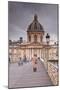 Morning Commuters on the Pont Des Arts, Paris, France, Europe-Julian Elliott-Mounted Photographic Print