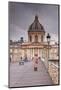 Morning Commuters on the Pont Des Arts, Paris, France, Europe-Julian Elliott-Mounted Photographic Print