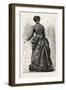 Morning Costume Back, Fashion, 1882-null-Framed Giclee Print