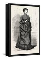 Morning Costume Front, Fashion, 1882-null-Framed Stretched Canvas