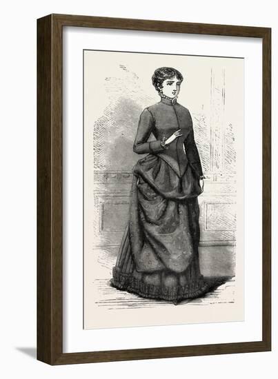 Morning Costume Front, Fashion, 1882-null-Framed Giclee Print