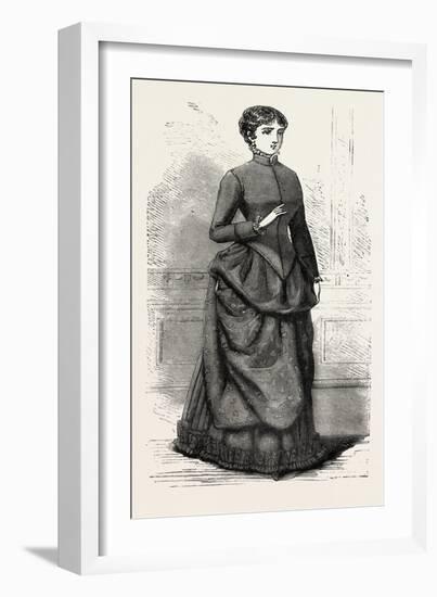 Morning Costume Front, Fashion, 1882-null-Framed Giclee Print