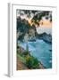 Morning Cove and Waterfall, McWay Falls, Big Sur California Coast-Vincent James-Framed Photographic Print