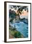 Morning Cove and Waterfall, McWay Falls, Big Sur California Coast-Vincent James-Framed Photographic Print