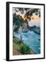 Morning Cove and Waterfall, McWay Falls, Big Sur California Coast-Vincent James-Framed Photographic Print