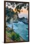 Morning Cove and Waterfall, McWay Falls, Big Sur California Coast-Vincent James-Framed Photographic Print