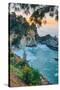 Morning Cove and Waterfall, McWay Falls, Big Sur California Coast-Vincent James-Stretched Canvas