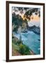 Morning Cove and Waterfall, McWay Falls, Big Sur California Coast-Vincent James-Framed Photographic Print