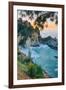 Morning Cove and Waterfall, McWay Falls, Big Sur California Coast-Vincent James-Framed Photographic Print