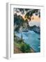 Morning Cove and Waterfall, McWay Falls, Big Sur California Coast-Vincent James-Framed Photographic Print