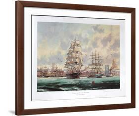 Morning Departure, New York Harbour-Eldred Clark Johnson-Framed Collectable Print